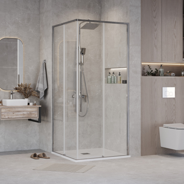 Душевая дверь (120х195) Grossman Galaxy 1/2.K33.01.12.10.00, раздвижная