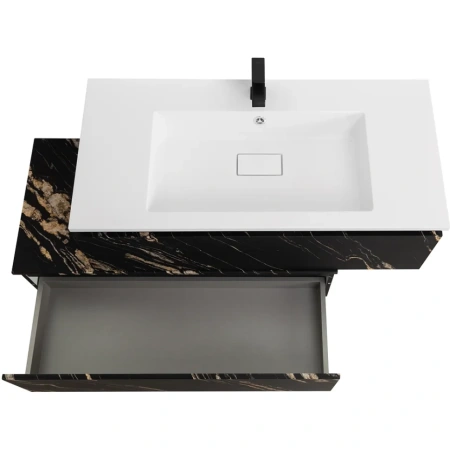 Тумба под раковину Cezares SLIDER-1000-1C-PI-NF-P черный фьюжн