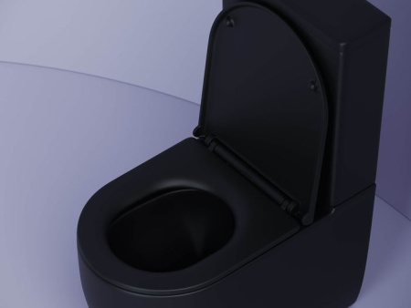 Напольный пристенный унитаз Ceramica Nova Metropol Rimless CN4001MB