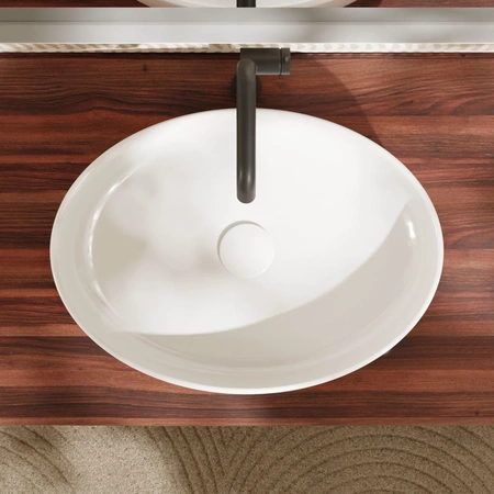 Раковина накладная (55x40) Hansgrohe Xuniva D 60165450 белый