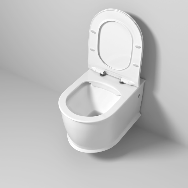 Унитаз подвесной безободковый Grossman Retro GR-4482MS с сиденьем микролифт