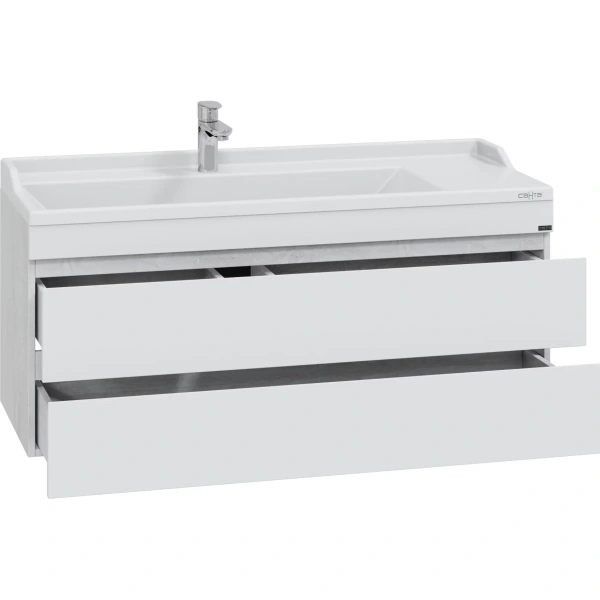 Тумба под раковину СаНта  Марс 120  700424 светлый дуб