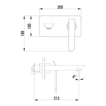 Смеситель для раковины Lemark Melange (LM4926CW)