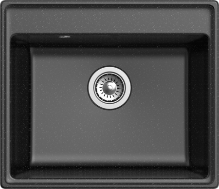 Кухонная мойка GranFest Vertex 580, V-580 черный