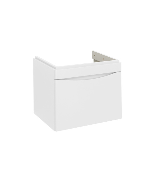 Тумба под раковину Runo подвесная белая (под умывальник Moduo 60 ) Афина 60 (00-00001204)