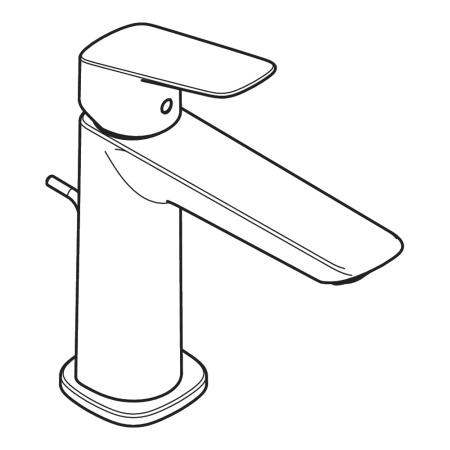 Смеситель для раковины с донным клапаном CoolStart Hansgrohe Logis 71254670