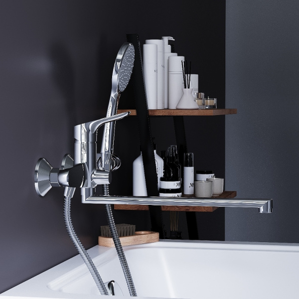 Смеситель для ванны Damixa Jupiter 779500001 Смеситель для ванны Damixa Jupiter 779500001