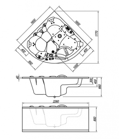 Панель для ванны Kolpa san Gaia 160