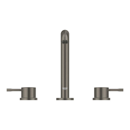 Смеситель для раковины на три отверстия Grohe Essence New 20296 AL1 (20296AL1) тёмный графит матовый