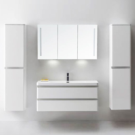База под раковину подвесная BelBagno ENERGIA-N-1200-2C-SO-BL Bianco Lucido