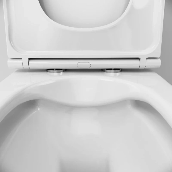 Унитаз-моноблок безободковый Am.Pm Func C8F8900SC, с сиденьем микролифт