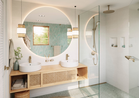 Ручка для двери душевой Hansgrohe AddStoris 41759140 шлифованная бронза