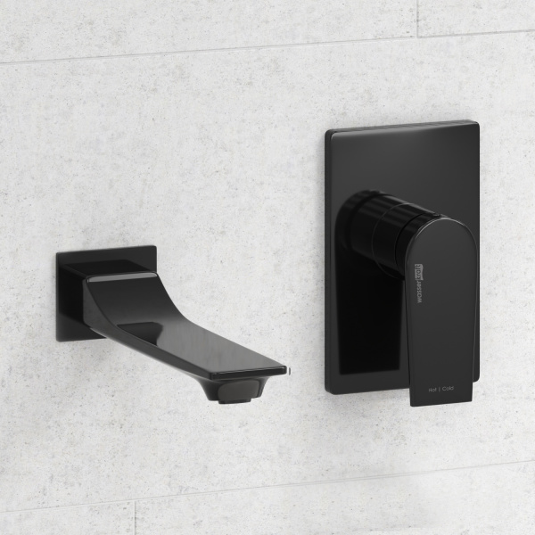 Встраиваемый комплект для раковины WasserKRAFT Glan 6600 A66553, черный Встраиваемый комплект для раковины WasserKRAFT Glan 6600 A66553, черный