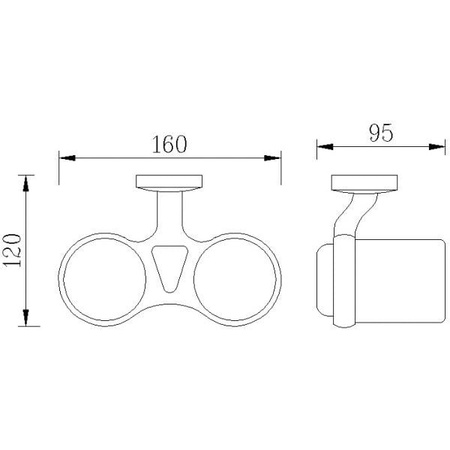 Держатель для стакана Rush Fiji FI18320