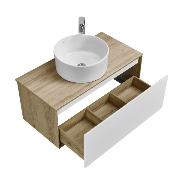 Тумба с раковиной Aquaton Либерти 90 1A2799K2LYC70 