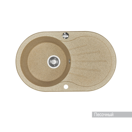 Кухонная мойка Aquaton Паола 1A714032PA220 песочный