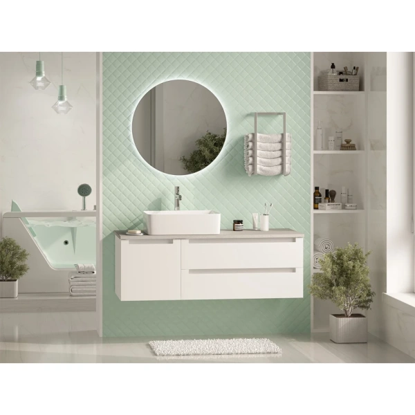 Тумба с раковиной Brevita Cargo 120 УТ000024163