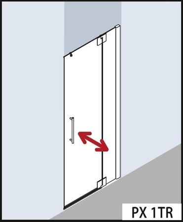 Душевая дверь Kermi Pasa PX 1TR 09018VAK