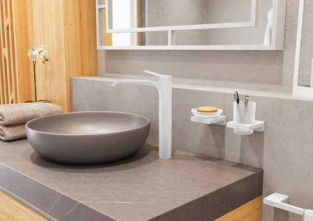 Мыльница Hansgrohe AddStoris 41746700 белый матовый