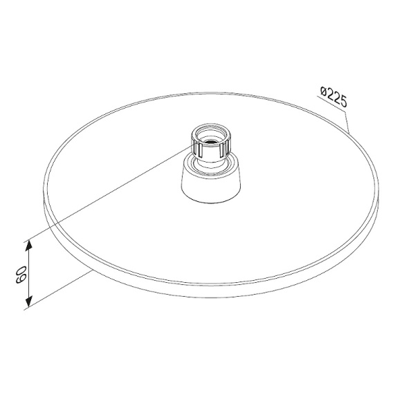 Верхний душ Damixa Jupiter 977050000