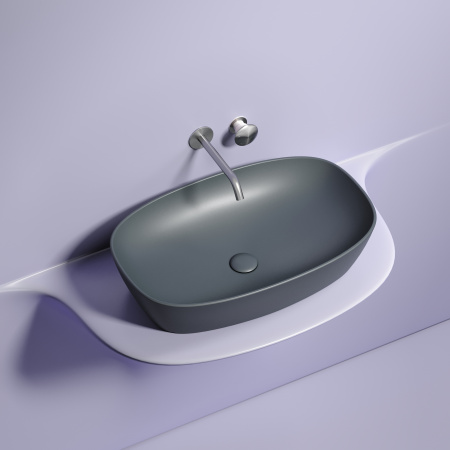 Раковина накладная (60х38) Ceramica Nova ELEMENT CN6049MDH