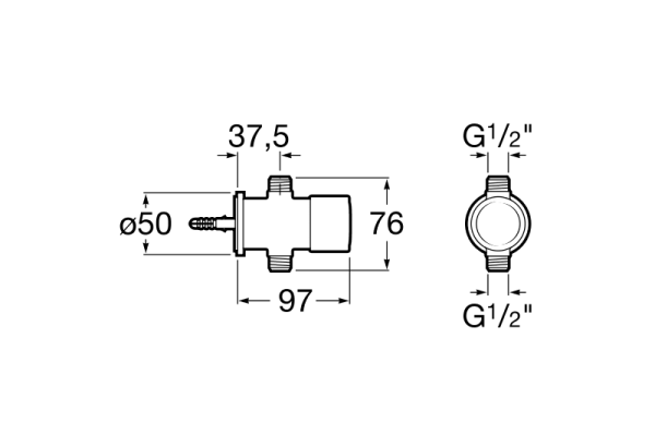 Кран-дозатор для писсуара Roca Sprint A5A9224C00