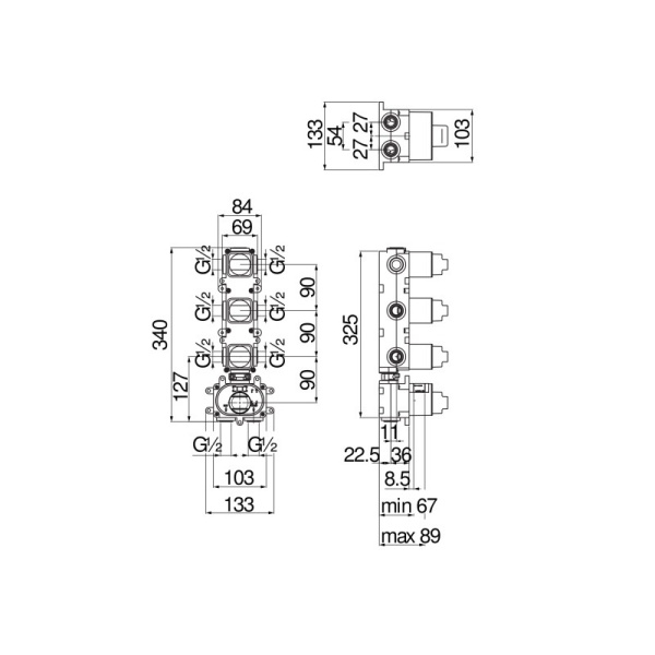 Скрытая часть Nobili Rubinetterie WE00104