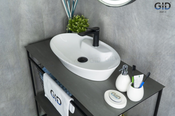 Раковина накладная (61х37) Gid N9398