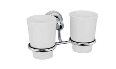 Стакан для зубных щеток FIXSEN Style двойной FX-41107