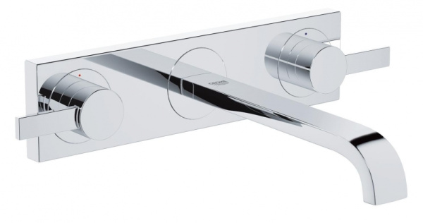 Смеситель для раковины на три отверстия Grohe Allure 20193 000 (20193000) Смеситель для раковины на три отверстия Grohe Allure 20193 000 (20193000)