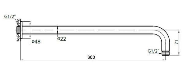 Излив Cezares CZR-TDA-04