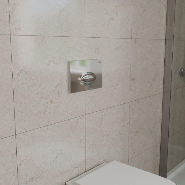 Клавиша смыва D&K Rhein.Marx DB1399001 хром глянец