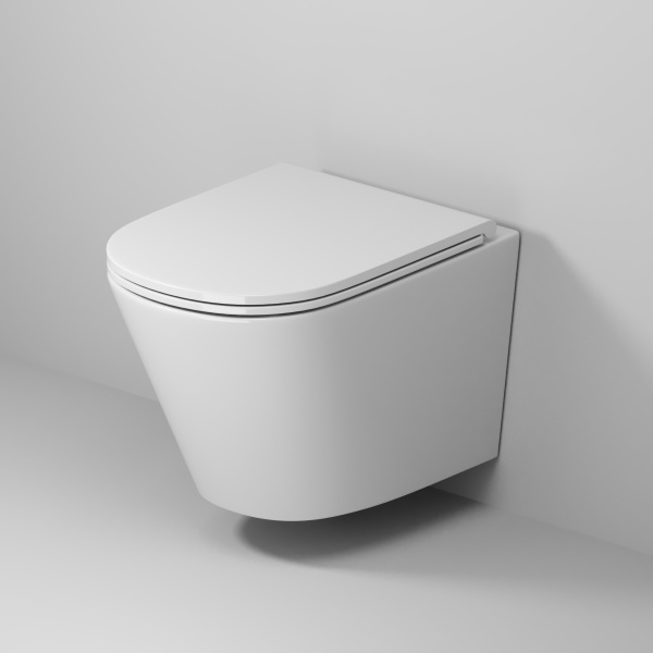 Унитаз подвесной безободковый Grossman  GR-4403SQ с сиденьем микролифт