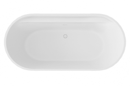 Акриловая ванна (170х80) ABBER AB9444MW без гидромассажа, белый