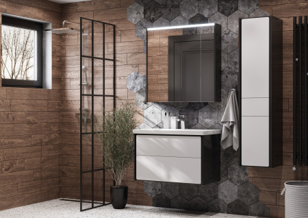 Пенал Roca Ronda L ZRU9302966 белый глянец/антрацит