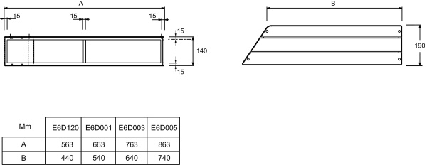 Ступенька для ванны 150x80/60 см, правая, Jacob Delafon Bain-Douche Neo E6D120-F21 Ступенька для ванны 150x80/60 см, правая, Jacob Delafon Bain-Douche Neo E6D120-F21