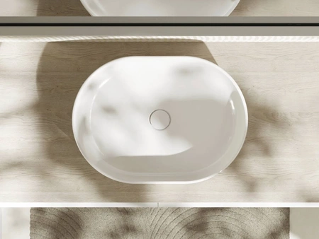 Раковина накладная (55x40) Hansgrohe Xuniva U 60166450 белый
