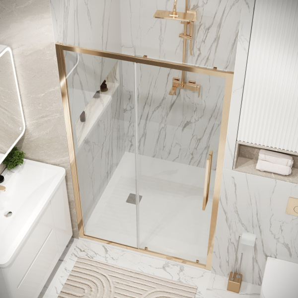 Душевая дверь (130х195) Grossman Cosmo 100.K33.02.130.32.00, раздвижная