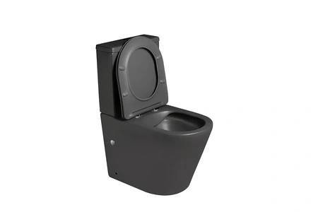 Унитаз напольный безободковый SantiLine SL-5014MG