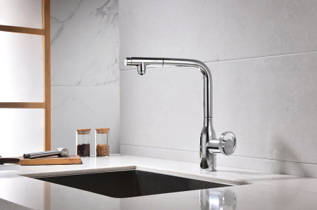 Смеситель для кухни с подключением к фильтру  Paulmark Urban Ur213104-CR