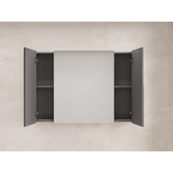 Зеркало-шкаф (100х70) Style Line Лима ЛС-00002343 графит матовый