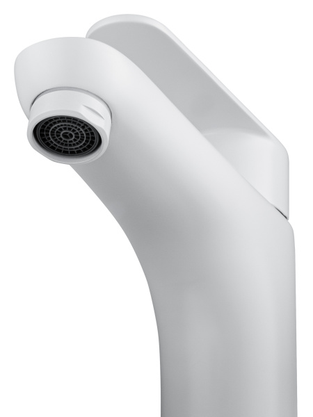 Смеситель для раковины высокий WONZON & WOGHAND ALFA, белый матовый WW-A40232-MW