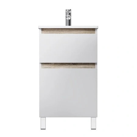 Тумба без раковины 50 см Am.Pm Sense M85AFSX0502WG белый глянец