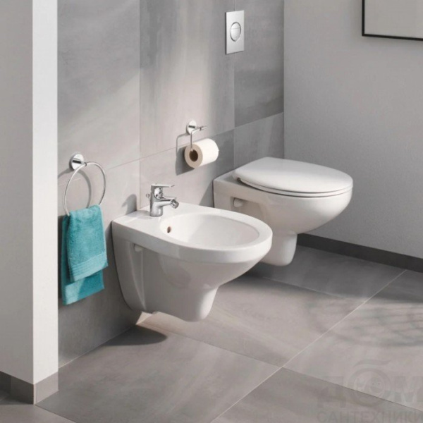 Смеситель однорычажный для биде Grohe BauFlow 23754 000 (23754000) хром