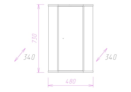 Шкаф подвесной Onika Модерн 34 303401