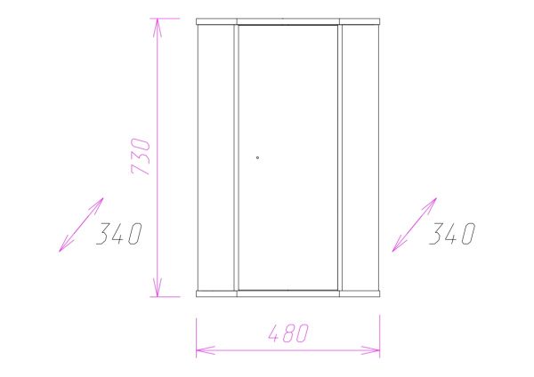 Шкаф подвесной Onika Модерн 34 303401