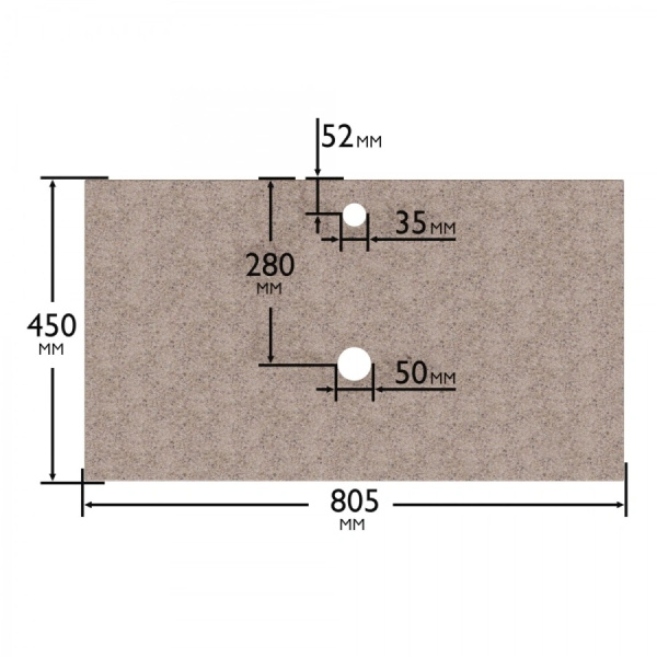 Столешница под раковину СанТа 80 900147