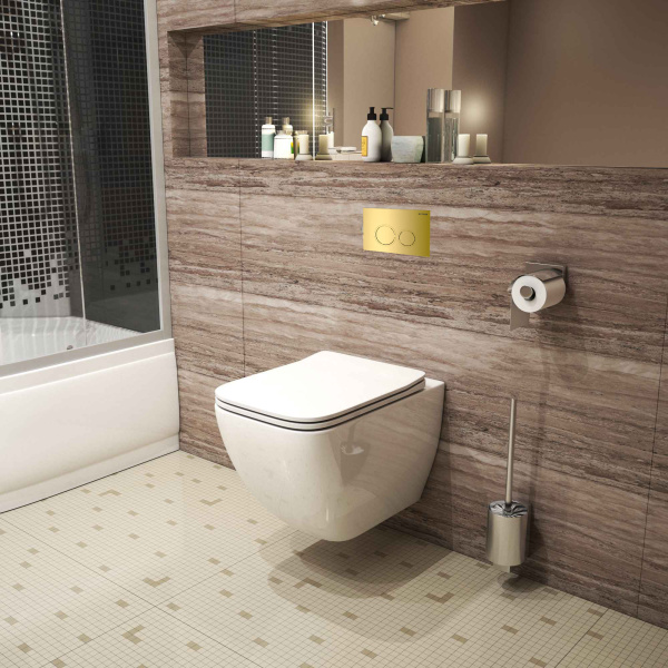 Унитаз подвесной безободковый Grossman  GR-4447S с сиденьем микролифт