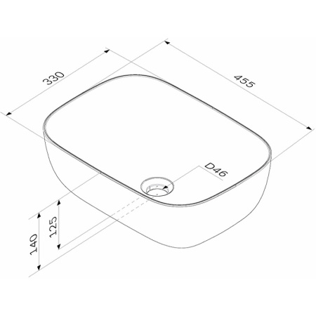 Раковина-чаша AM.PM Func 45 M8FWCC10450WG