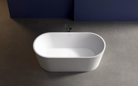 Акриловая ванна (170х80) ABBER AB9209MW без гидромассажа, белый